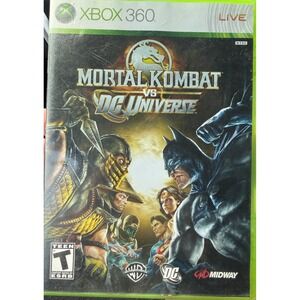 Mortal Kombat vs DC Universe Xbox 360 CIB Midway Fighting Game Batman Scorpion